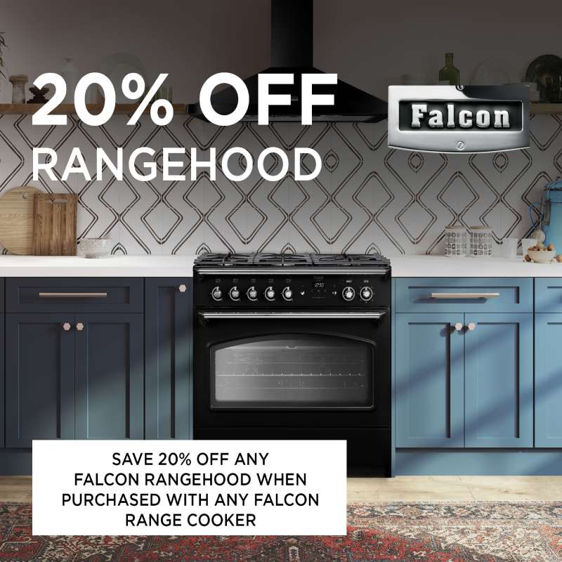 Falcon Oven Sale - 20% Off Rangehood when purchased with any Falcon Cooker